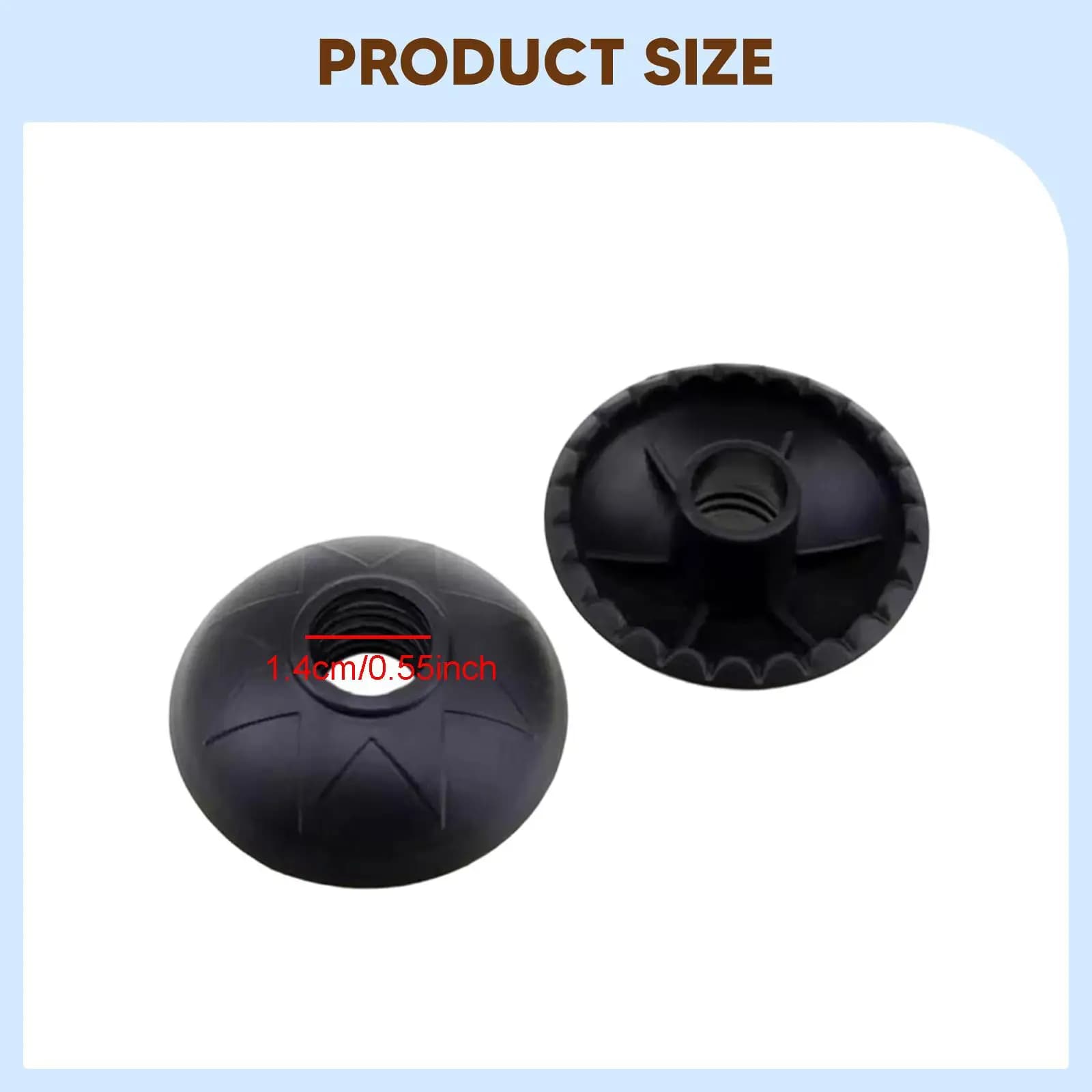 Round Hiking Poles Basket Sturdy Trekking Pole Replacement Tip Mud Basket for Winter Snow Outdoor Gear