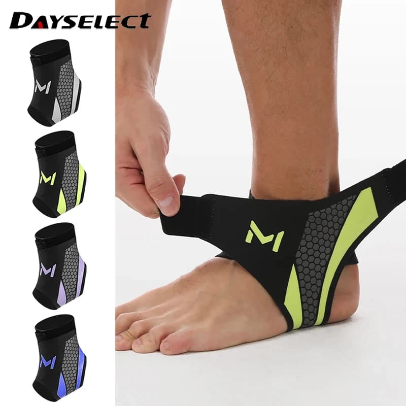 1Pc Thin Breathable Ankle Support Brace Pressurized Fixation Sports Ankle Protector Prevent Sprain Tendon Joint Injury Cover