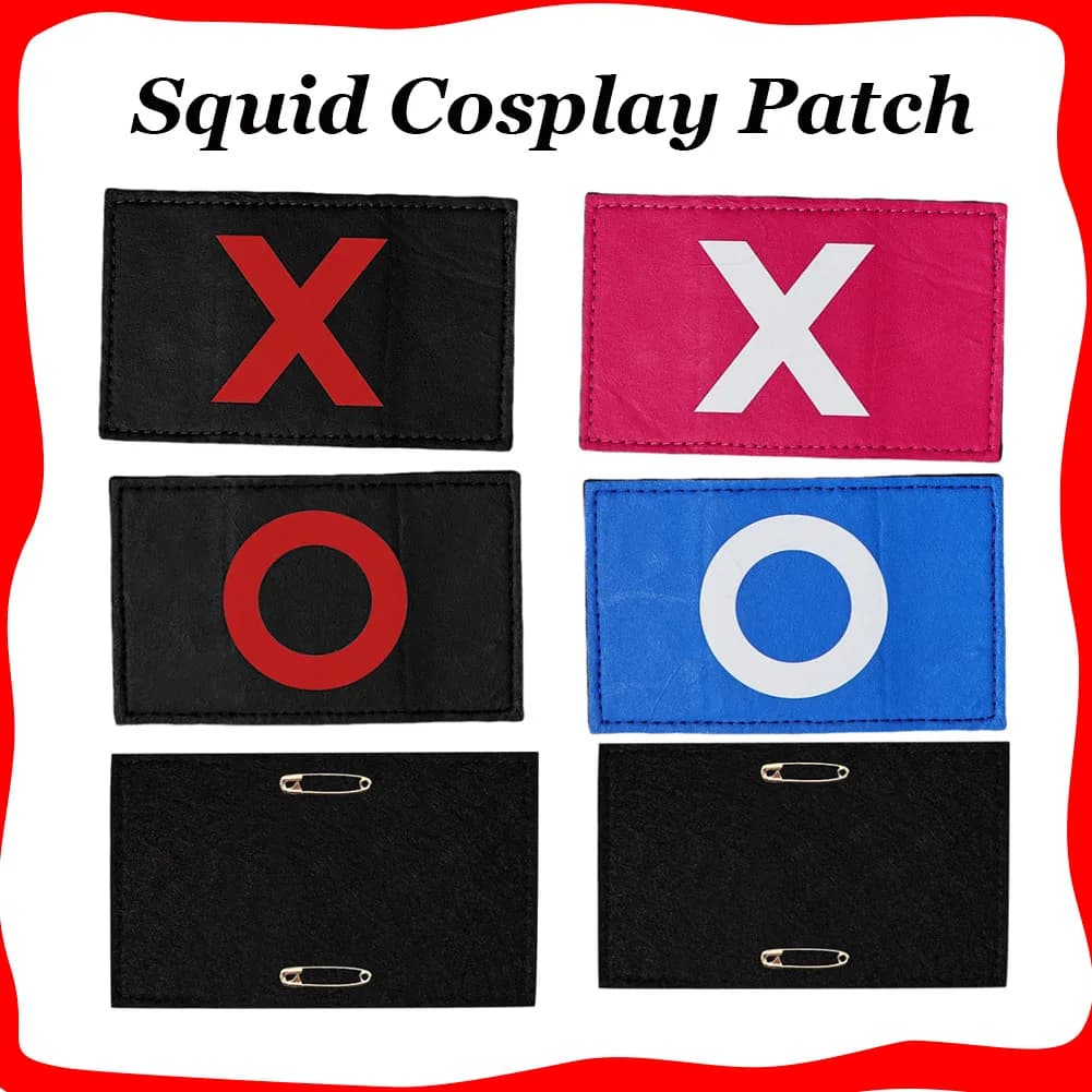 Calamari Cosplay cinturino in velcro adesivi magici fantasia gioco coreano costume TV SG 2 Korea Boss Costume gioco di ruolo accessori Halloween