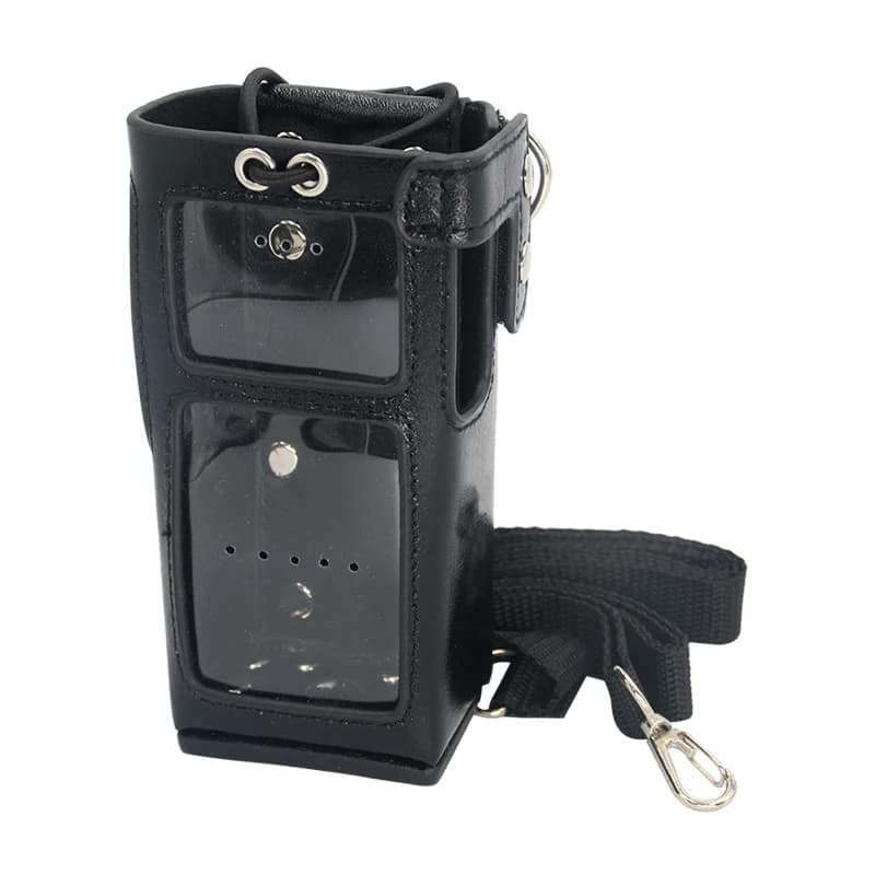 Custodia a tracolla rigida per custodia protettiva in pelle Walkie Talkie per Hytera HYT PD780 PD780G Radio bidirezionale