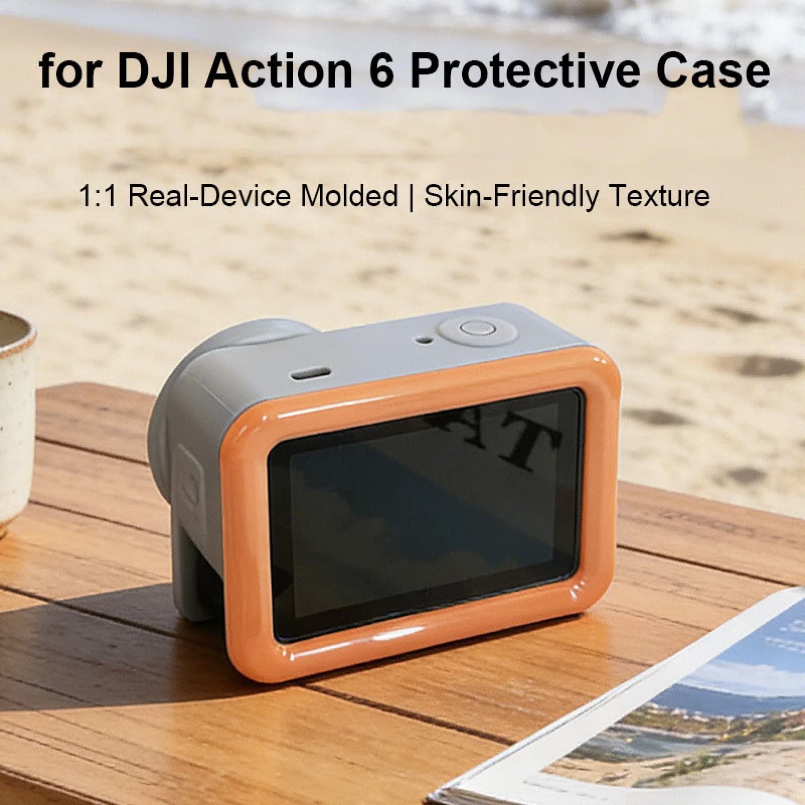 Protective Case in PC+TPU for DJI Action 6 in Quick Hook, Camera Accessories