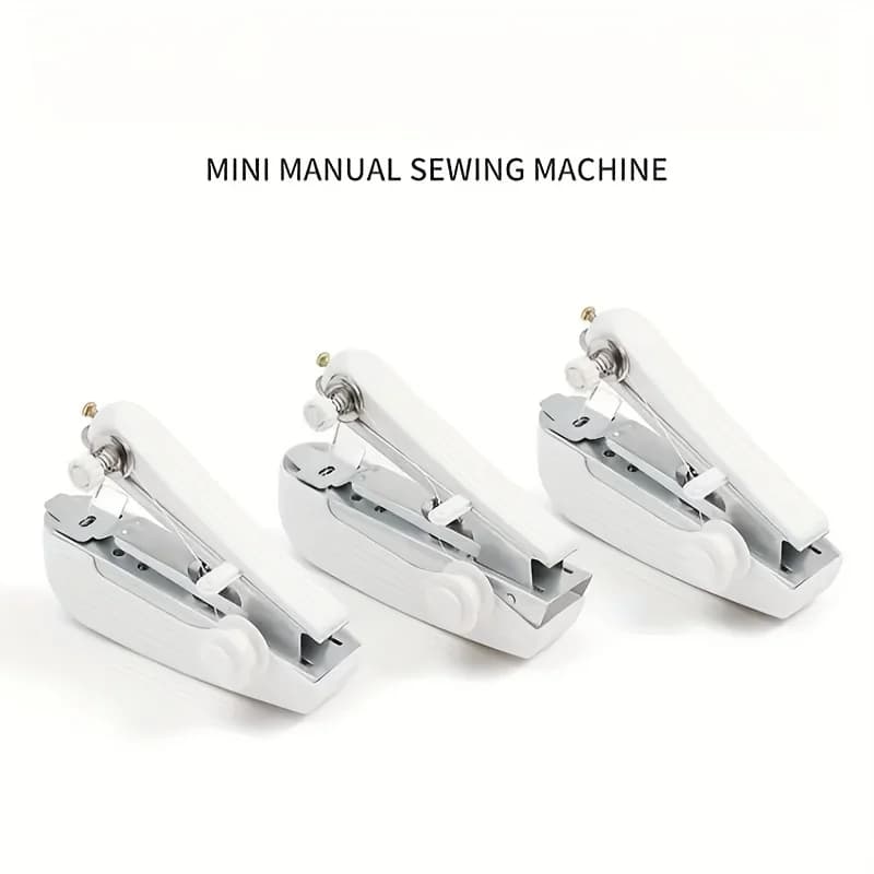 Mini macchina da cucire portatile, strumento di cucitura senza fili per riparazioni fai-da-te a casa e in viaggio, con kit di 14 accessori