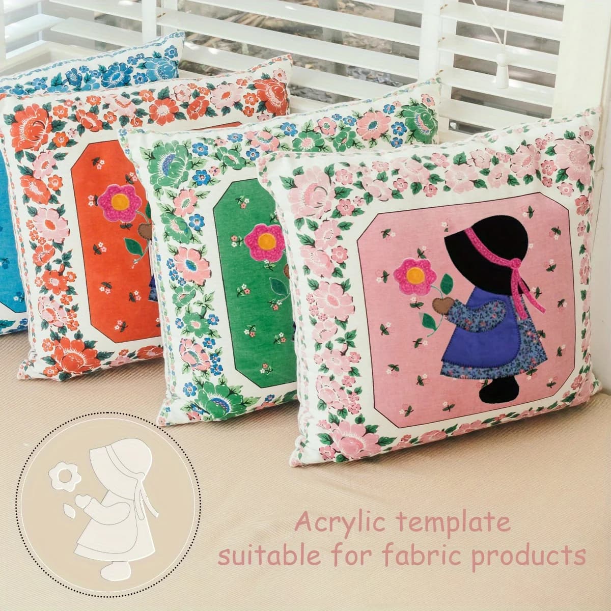 Set di 9 Modelli in Acrilico per Quilting - Strumento di Precisione per Cucito e Riparazioni, per Creare Motivi su Biancheria da Letto, Federe, Abbigliamento e Borse