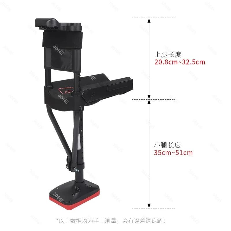 Supporto per lesioni al piede della gamba per distorsione alla caviglia, supporto per la camminata con canna telescopica a gamba singola antiscivolo