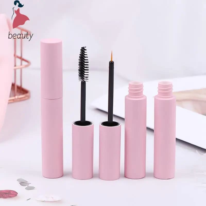 10ml pink lip gloss tubes vacuum bottle for lip balm Empty Eyeliner Mascara cosmetic container for packing