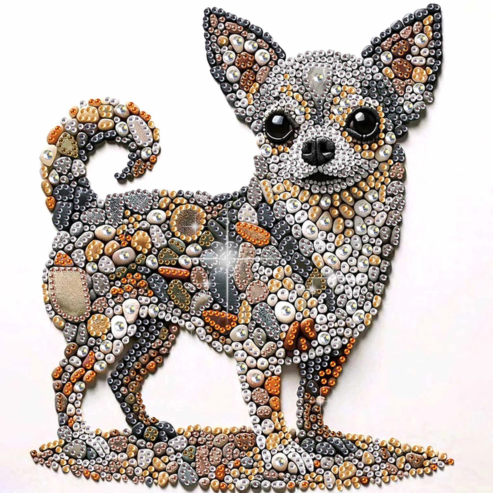 Kit di Arte Diamantata 5D a Forma Speciale per Adulti, Decorazione Murale, Quadri con Diamanti, Arte con Gemme 30x30cm
