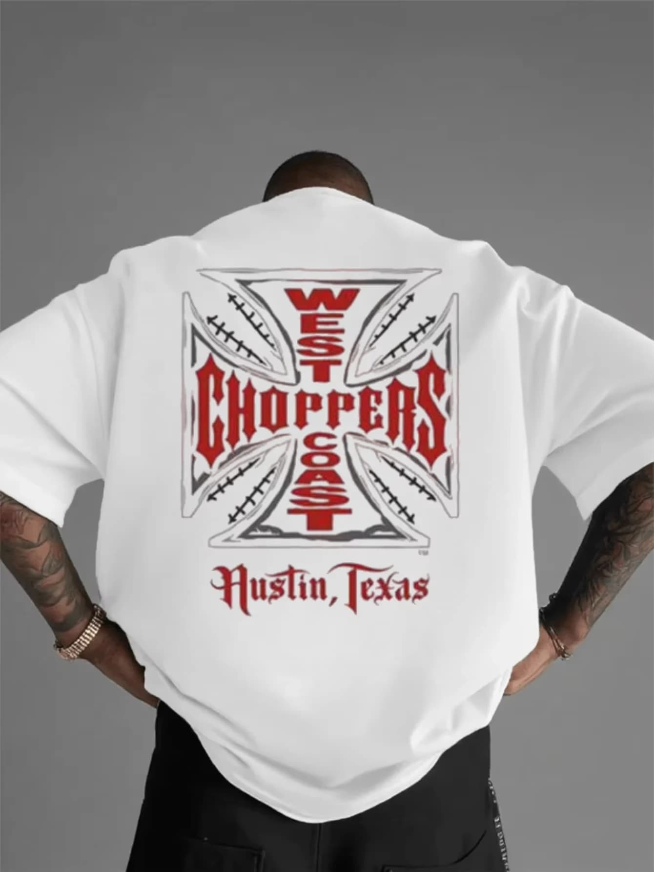 2026 Hot Sales WESTCOASTCHOPPERS Harley American Street Men's Women's Biker Printed Short-sleeved Cotton T-shirt New