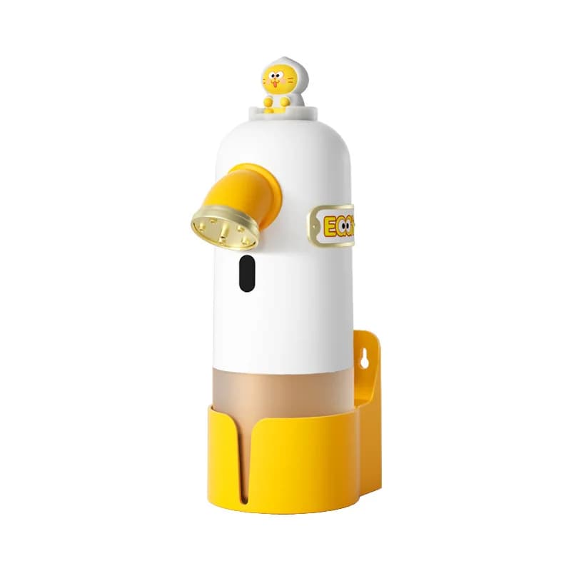 Dispenser di sapone automatico a induzione infrarossi da parete, in schiuma intelligente, per la casa, per cellulare, con ricarica, a forma di cartone animato per bambini
