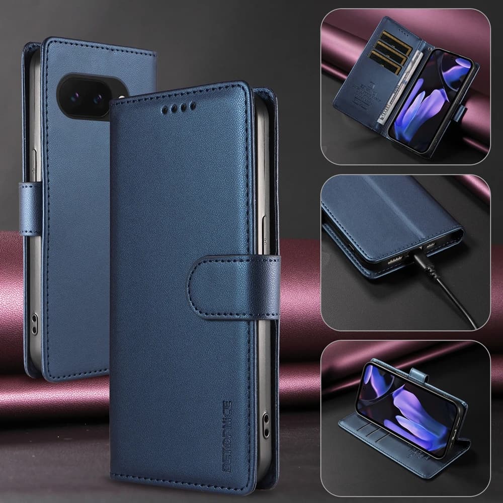 Magnetic RFID Blocking Leather Case For Google Pixel 11 10 9 Pro XL 10A 9A 5G Wallet Card Slot Flip Kickstand Cover Shockproof
