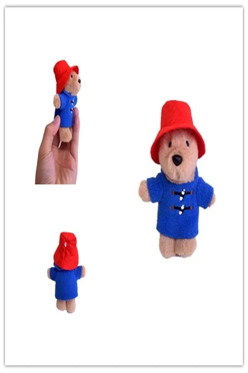 Bambole di peluche dell'orso Paddington britannico da 10 cm Bambole di pezza dell'orso piccolo Kawaii Regali di compleanno di Natale per bambini di alta qualità