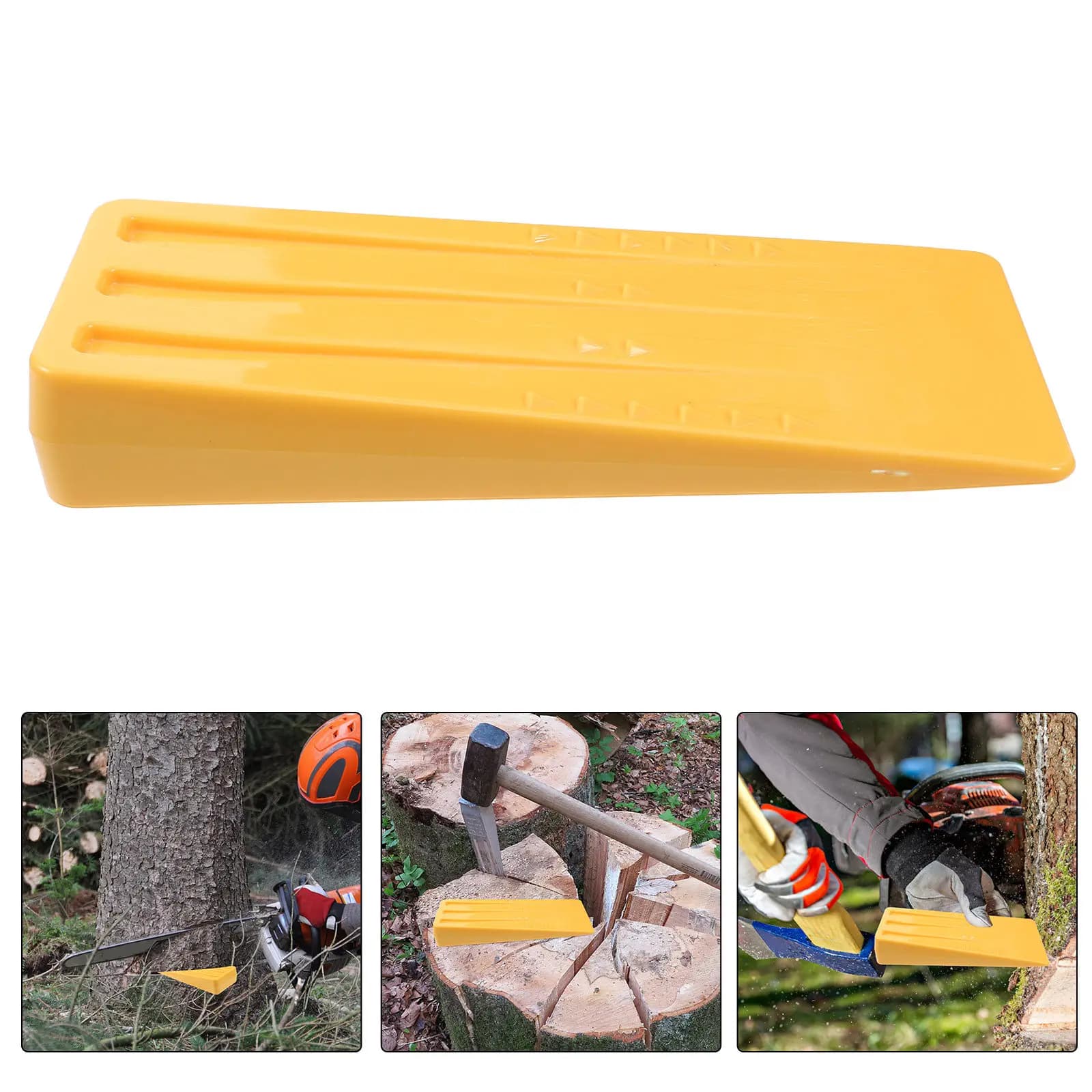 Tree Felling Wedges Plastic Extra Wide Chainsaw Wedge Set For Splitting Logs Rock Splitting Tools Logging Equipment