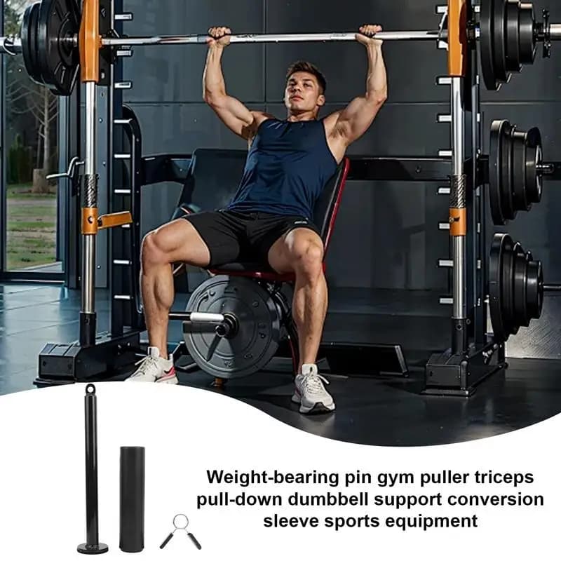 Weight Plate Load Pin Lat Pulldown Attacks with Carabiner Accessories for Muscle Resistant Home Training Equipment