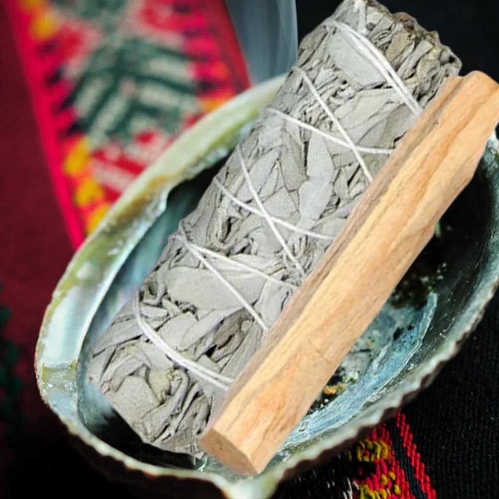 Deodoranti per ambienti salvia supporto per fumatori in foglia pura meditazione spirituale purificazione interna per la pulizia della casa di Yoga guarigione