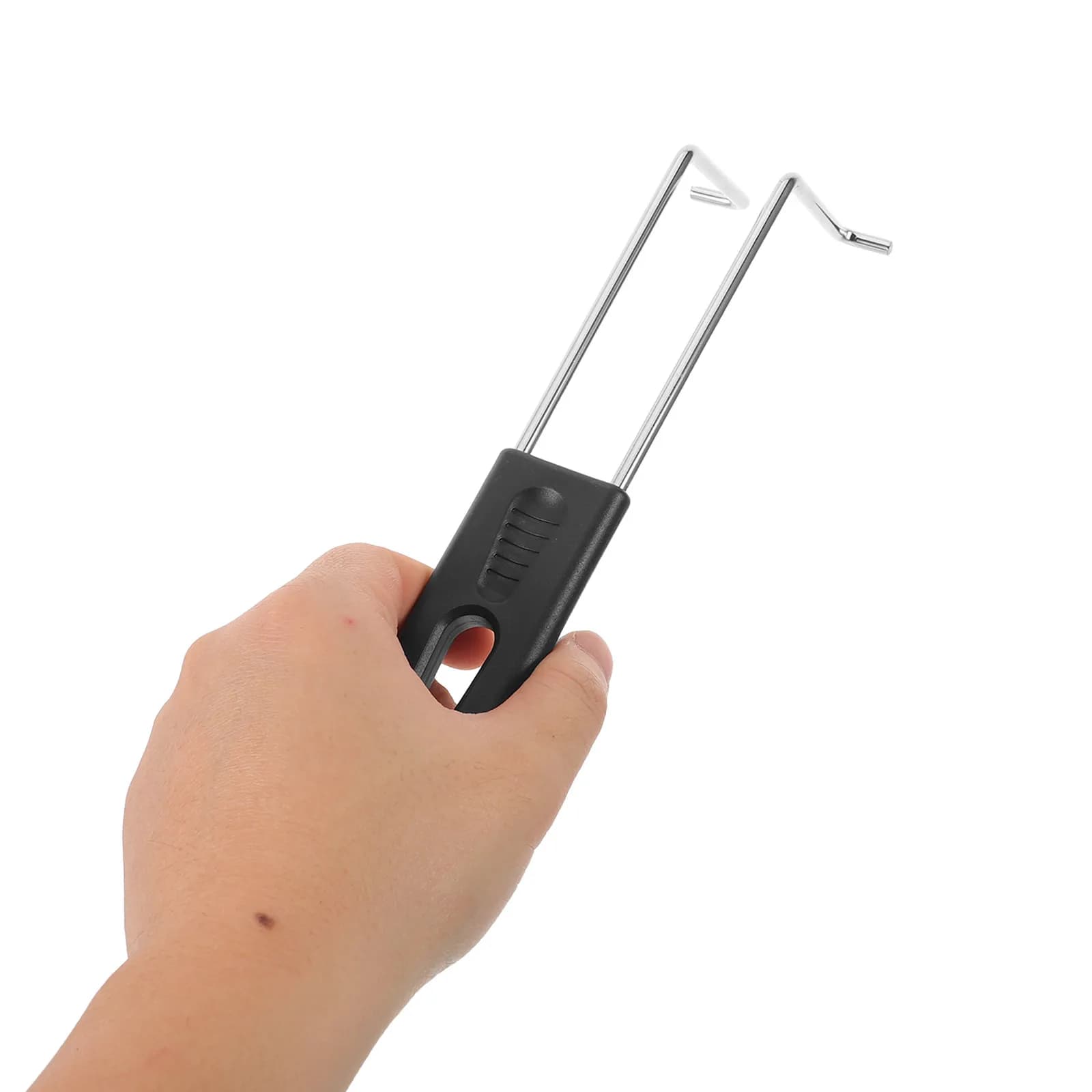 2 Pezzi Maniglia di Ricambio per Friggitrice ad Aria, Ergonomica e Staccabile, Resistente al Calore, Antiscivolo, Impugnatura Migliorata per Utensili da Cucina