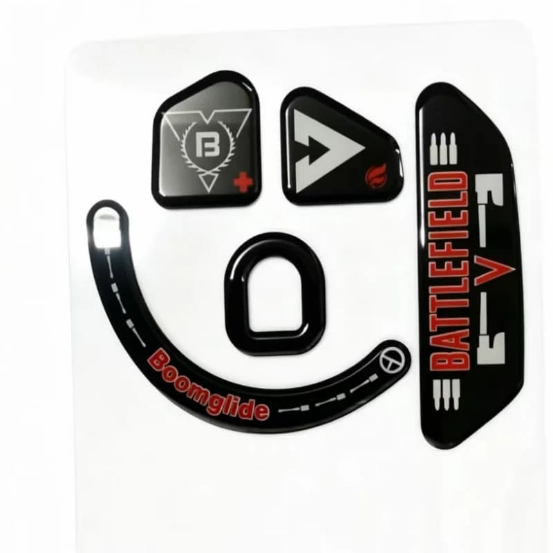 GlassMouse compatible with Razer Basilisk V3Pro mouse, custom glass skates with curved and round edges