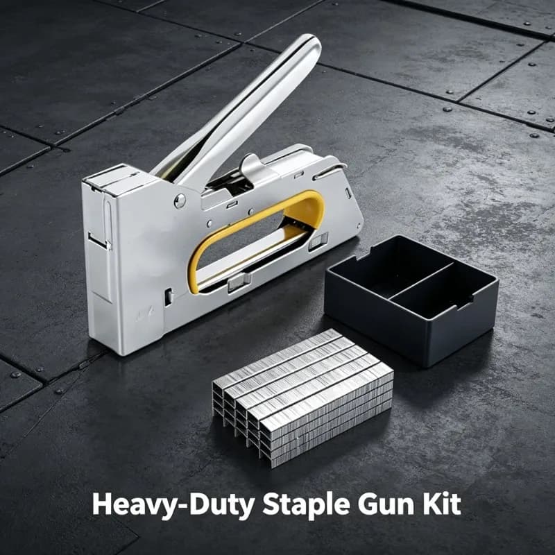 Household Manual Stapler Gun Handheld Tacker For Picture Frame Upholstery Fabric Wood Poster Decoration Stapling Supplies
