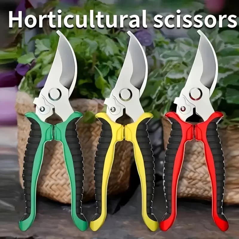 1professional Heavy-duty Garden Pruning Shears,with Anti-slip Grip - Suitable For Pruning Thick Branches Of Trees,floral JJ2833