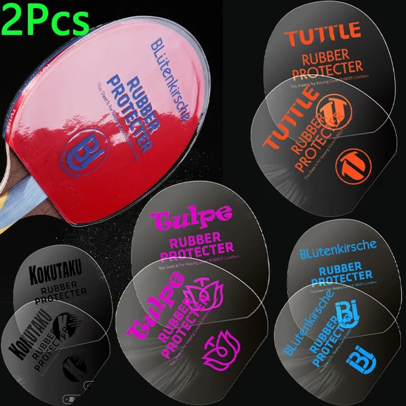 2 pcs rubber protection for ping pong protective film reusable waterproof antioxidant carpet sheet surface ialina film