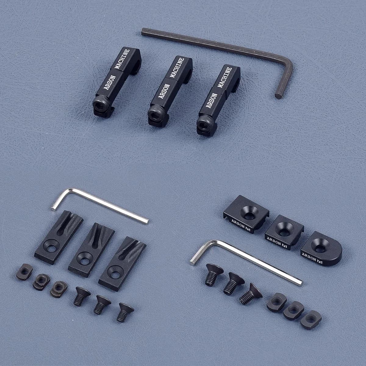 Nuovo sistema di guida per cavi con clip per cavo interruttore M-LOK in alluminio da 3 pezzi per guida Picatinny per gestione cavi leggeri M300 M600 PEQ