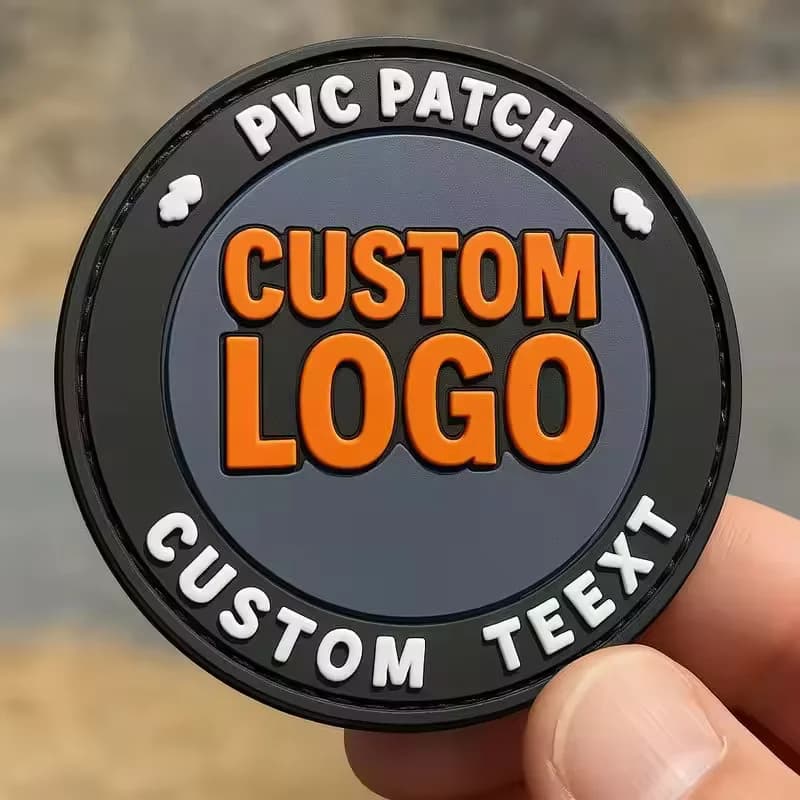 Toppa per abbigliamento in PVC di gomma morbida con logo personalizzato Toppa termoadesiva in velcro 3D con applicazioni personalizzate Toppe in PVC con stemma in gomma