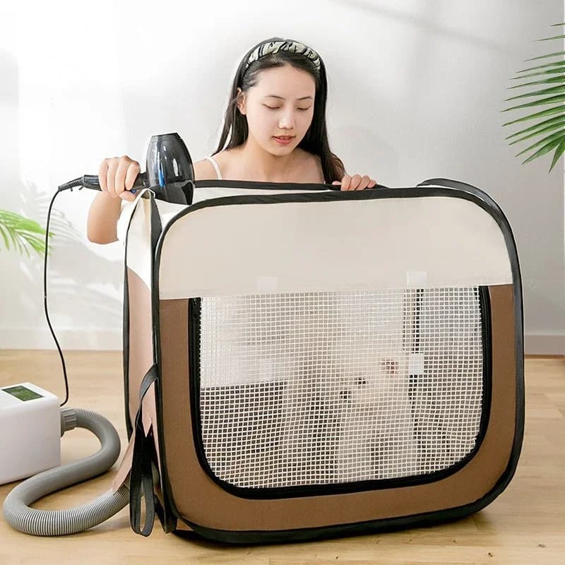 Pet drying box for dogs and cats, bathroom, artifact, hairdryer, toilet, dry room, dog bags, paw