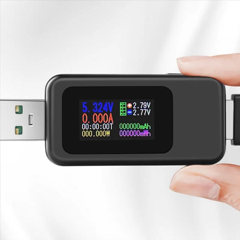 A21R-10 In 1 USB Tester DC Voltmetro digitale Amperimetro Misuratore di tensione di corrente Amp Volt Amperometro Rilevatore Caricatore Power Bank