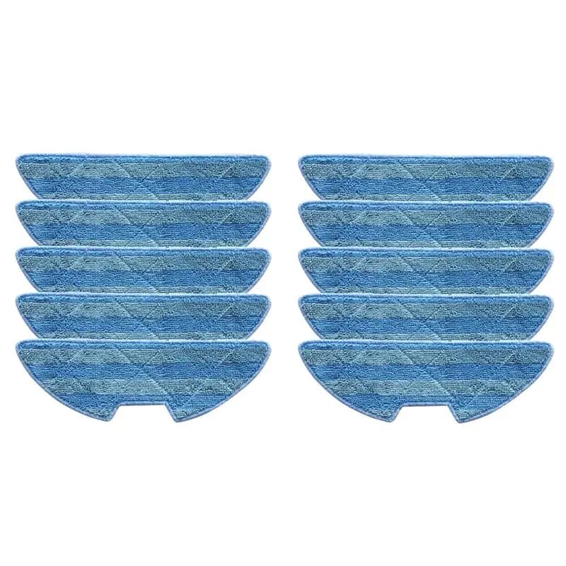 AS94-10PCS Mop Cloth Rag For Eziclean ONE Aspirateur Robot Laveur Aqua Robot Vacuum Cleaner Microfiber Mop Cloth Replacement