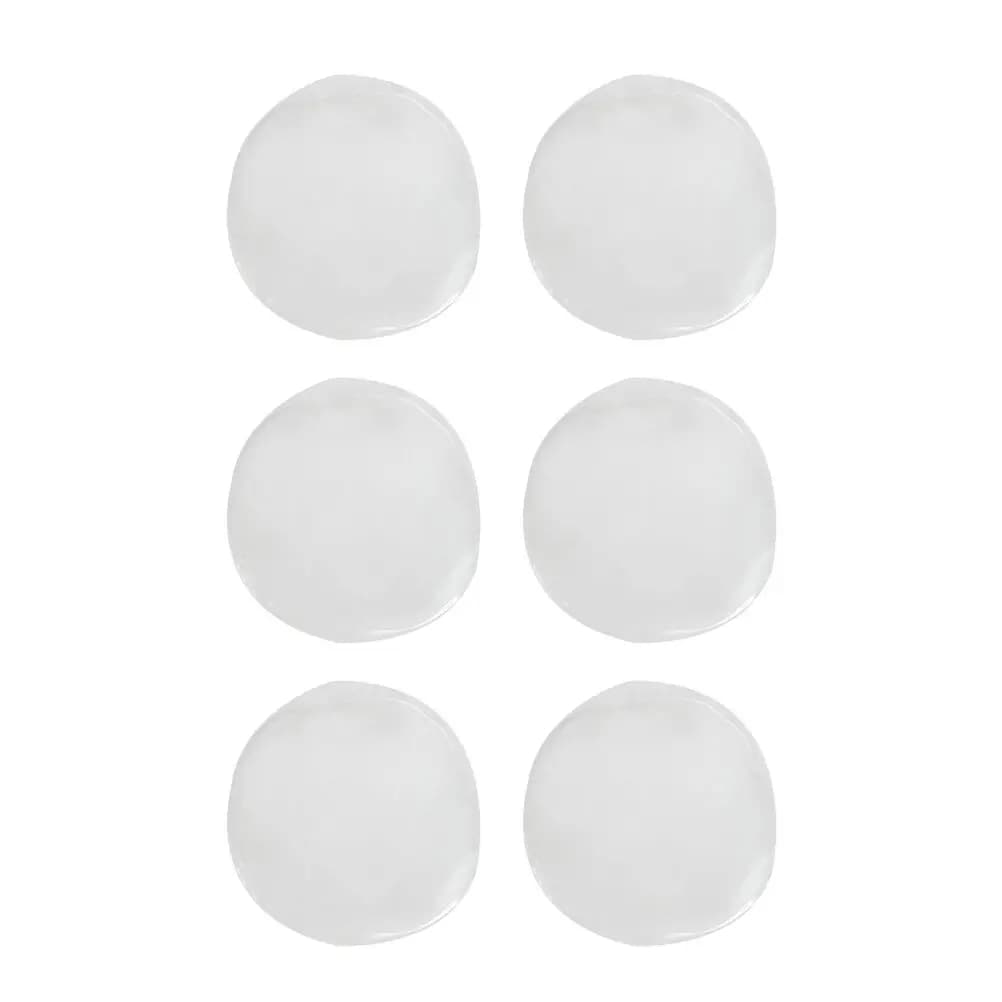 Set di 6 Gel Smorzanti per Tamburo, Cuscinetti Silenziosi in Silicone Riutilizzabili per il Controllo del Tono, per Kit Batteria, Piatto Risonante, Studio e Live