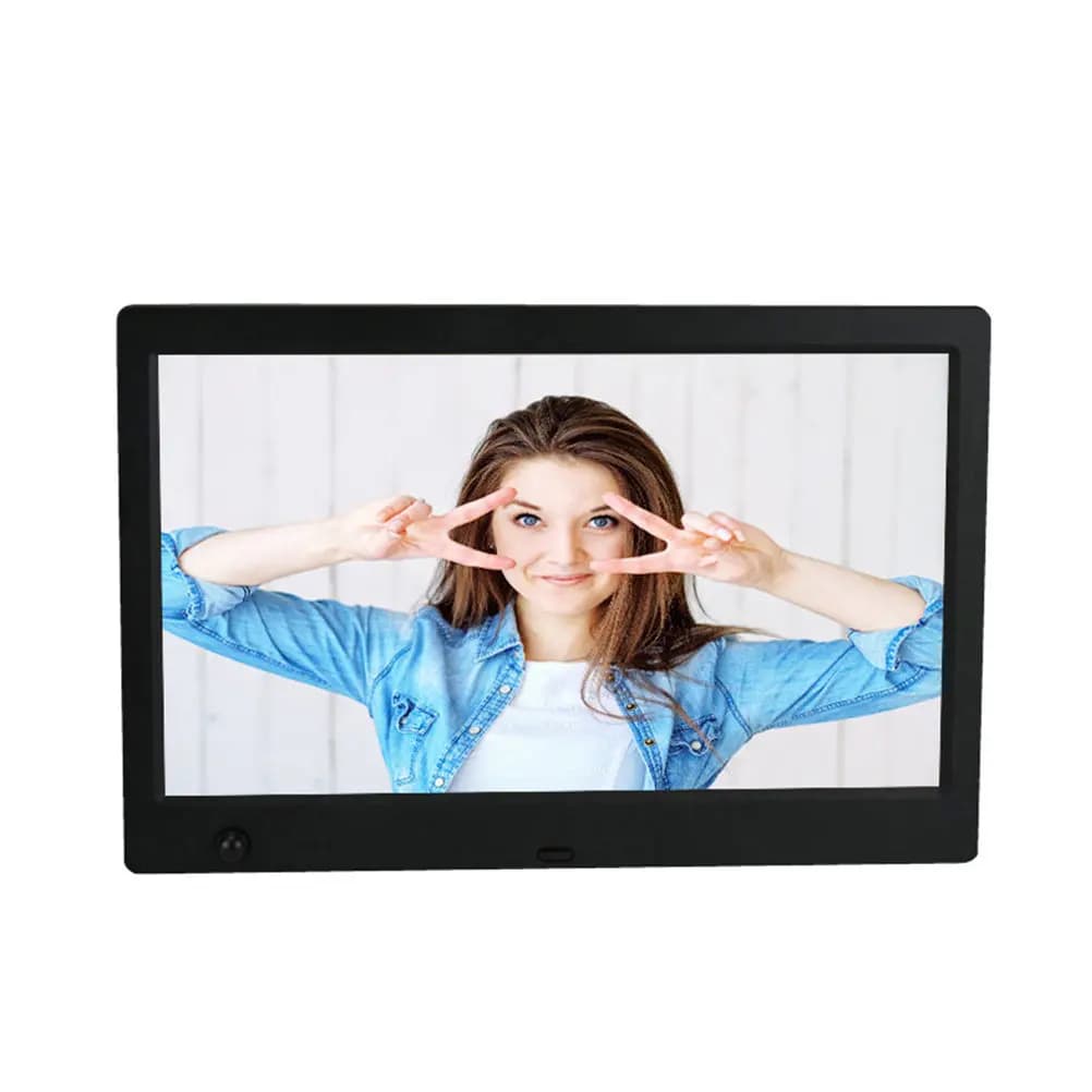 10 Inches Moving Picture Frame Electric Photo Slideshow Digital Frames for Photos Changing Electronic
