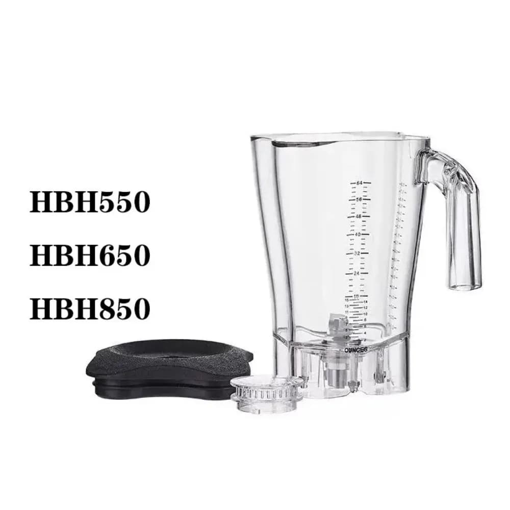 Coperchio e Lame di Ricambio per Bicchiere Frullatore Hamilton Beach HBH650-CCC HBH550 HBH850