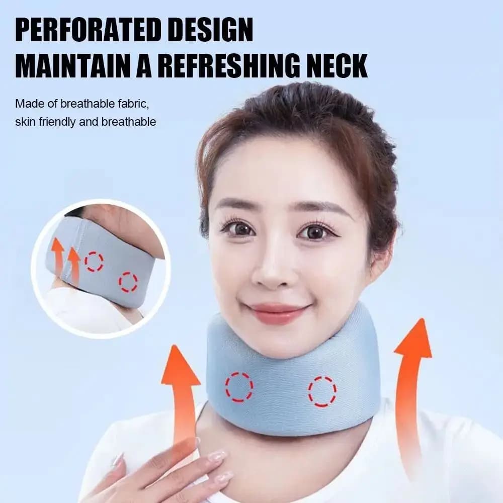 New Adjustable Neck Support Portable Men Women Brace Neck Sleeping Relieve Pressure Health Care Sponge Neck Cervical Collar