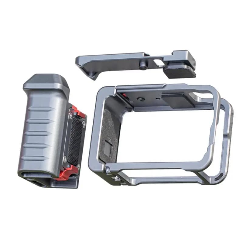 JABS- Telaio di supporto per DJI Osmo Action 6 Sport Action Camera con telaio protettivo con impugnatura magnetica