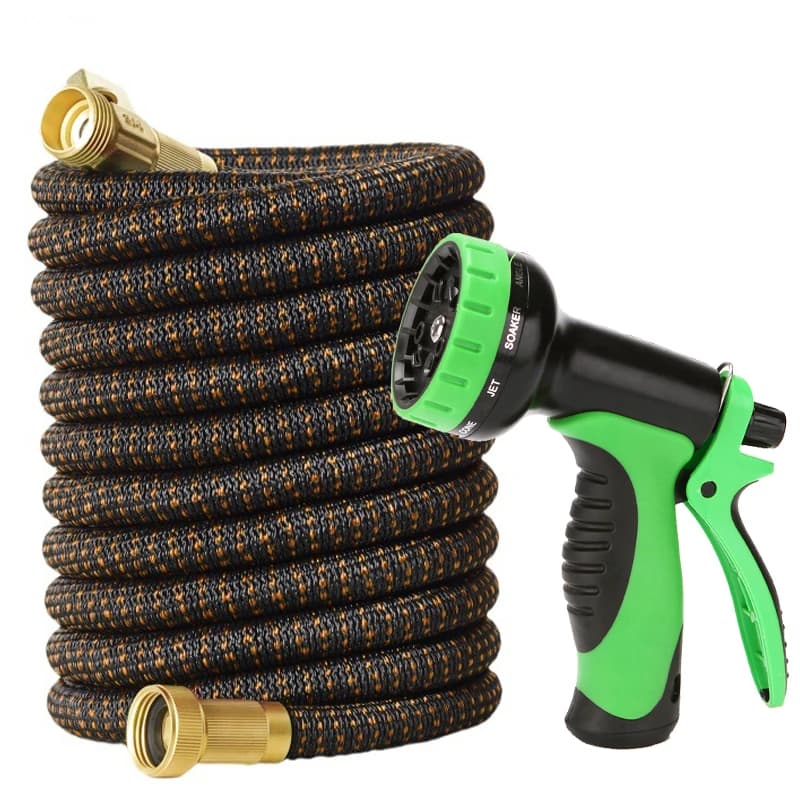 Expandable Garden Hose, High-Pressure Nozzle, 10 Functions, Garden Hose, Suitable For Garden Watering And Car Washing