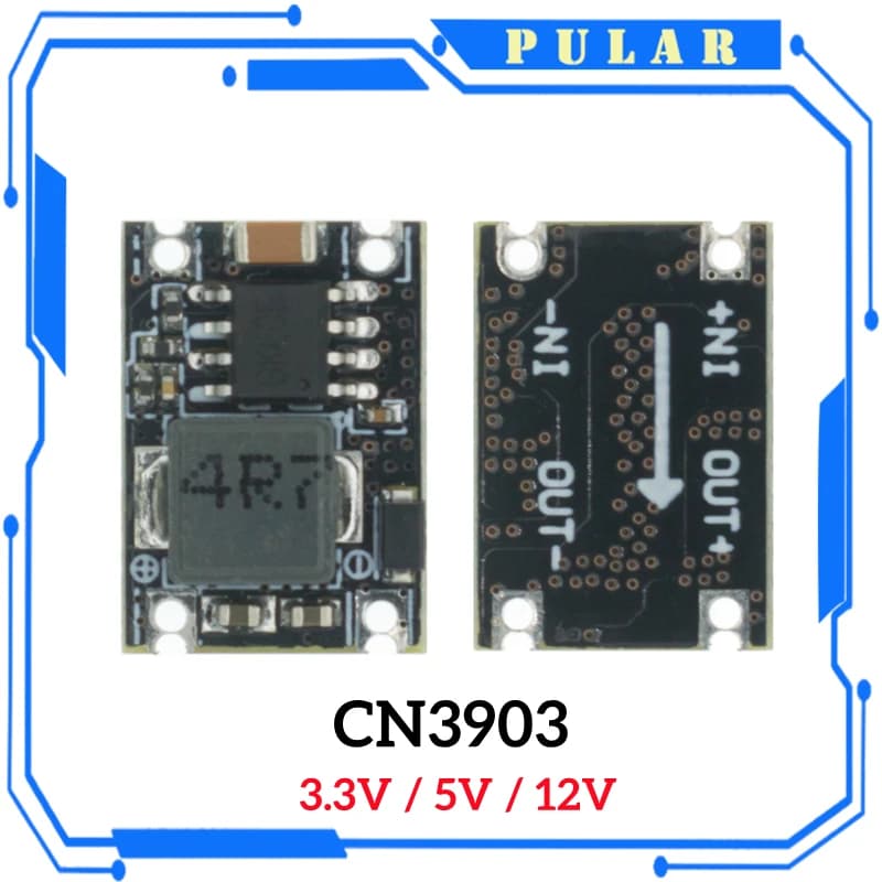 CN3903 3A Mini DC-DC Buck Step Down Converter Board PLR 5V-30V a 3.3V 5V DC DC regolatore di tensione PCB Board Power Buck Module