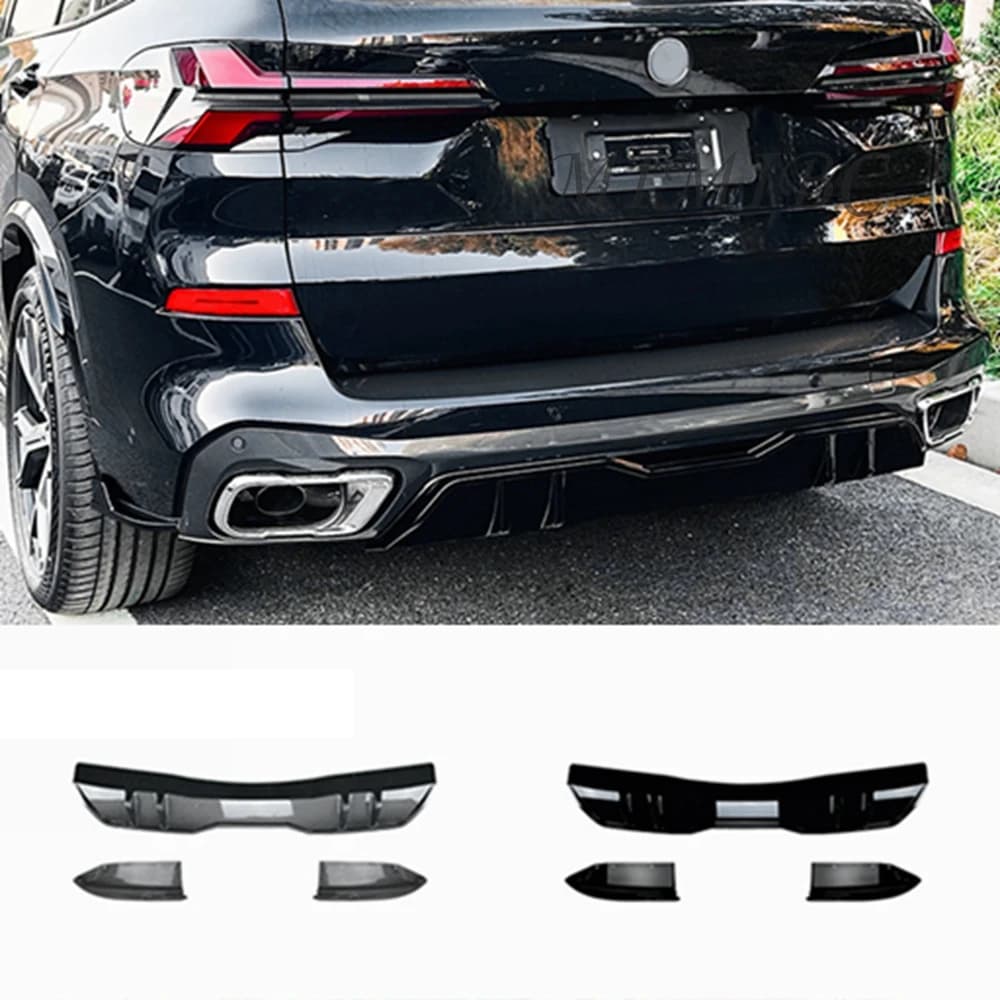For BMW X5 G05 M Sport 2019 2020 2021 2022 2023 2024 Rear diffuser Spoiler bumper Side panel