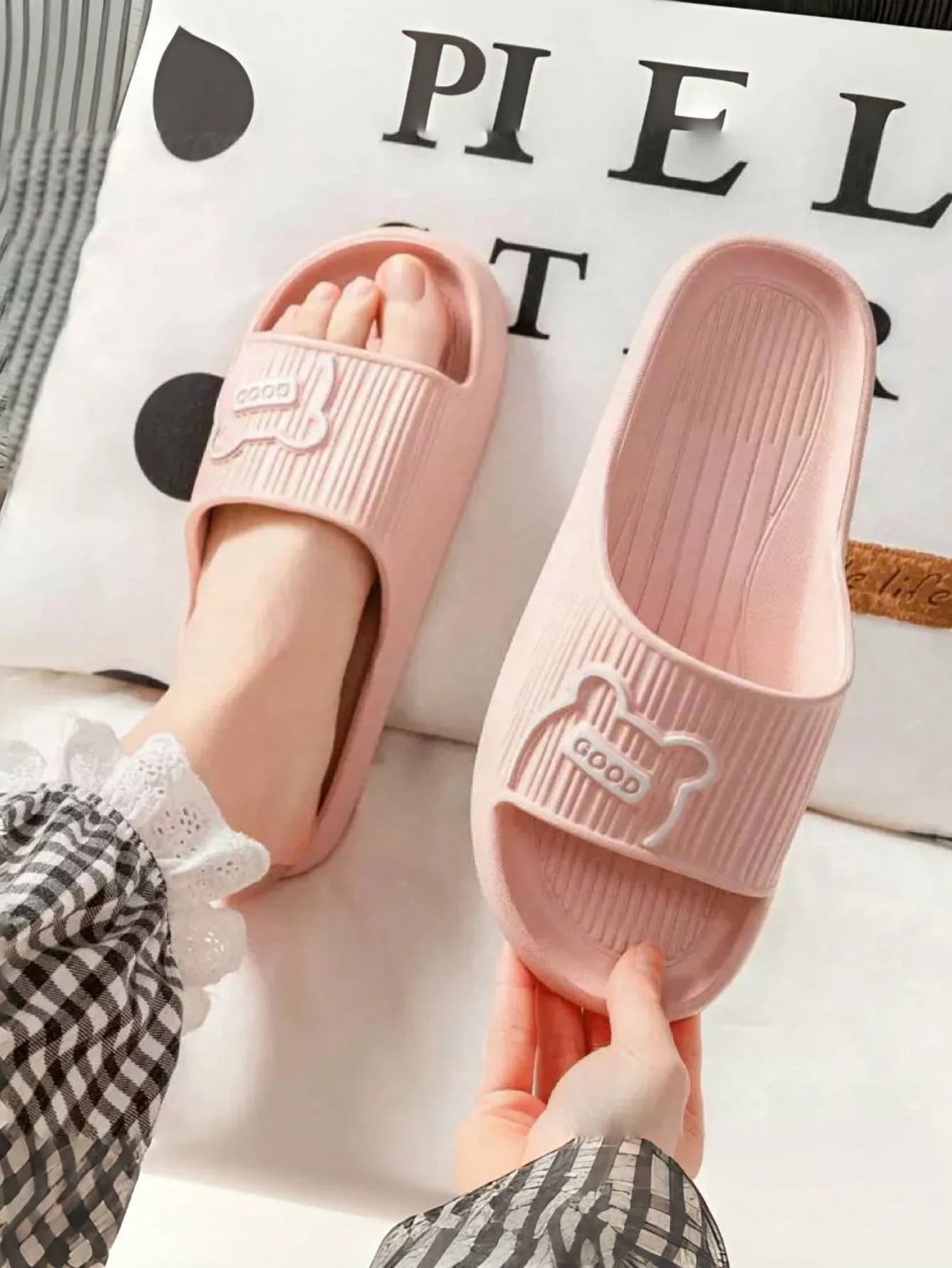 Summer slippers for kids and girls, sandals.