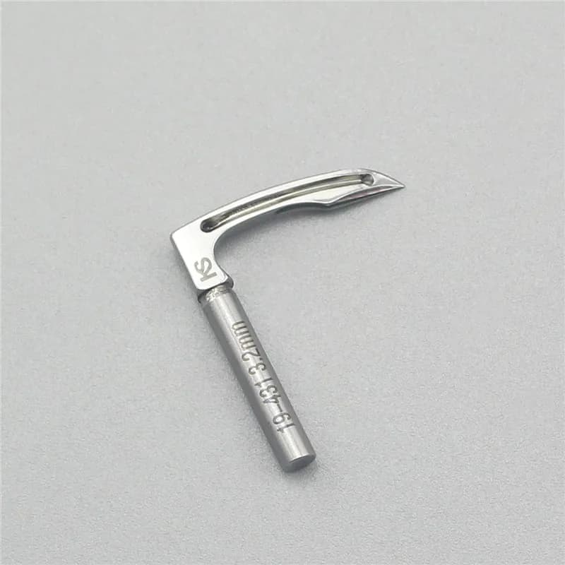1 Pezzo Accessori per Macchine da Cucire: Ago Curvo Morimoto Silver Aoben Baihui per Macchina Multi-Ago 1404/Vc008, Uncinetto