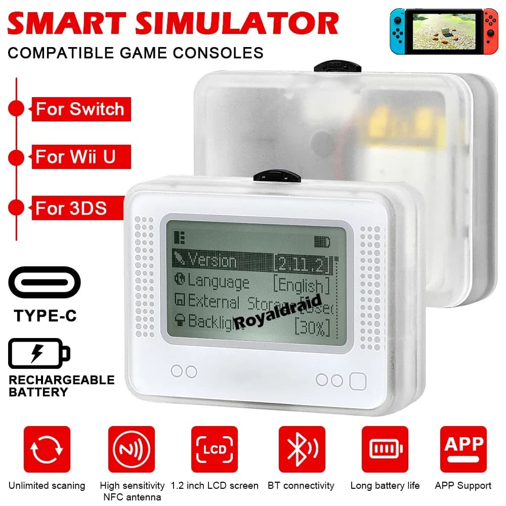 NEW Improves Game Experience Infinite Card Swipe Smart Game Simulator for Universal Amiibo Emmeter for Access Switch 3DS Wii U