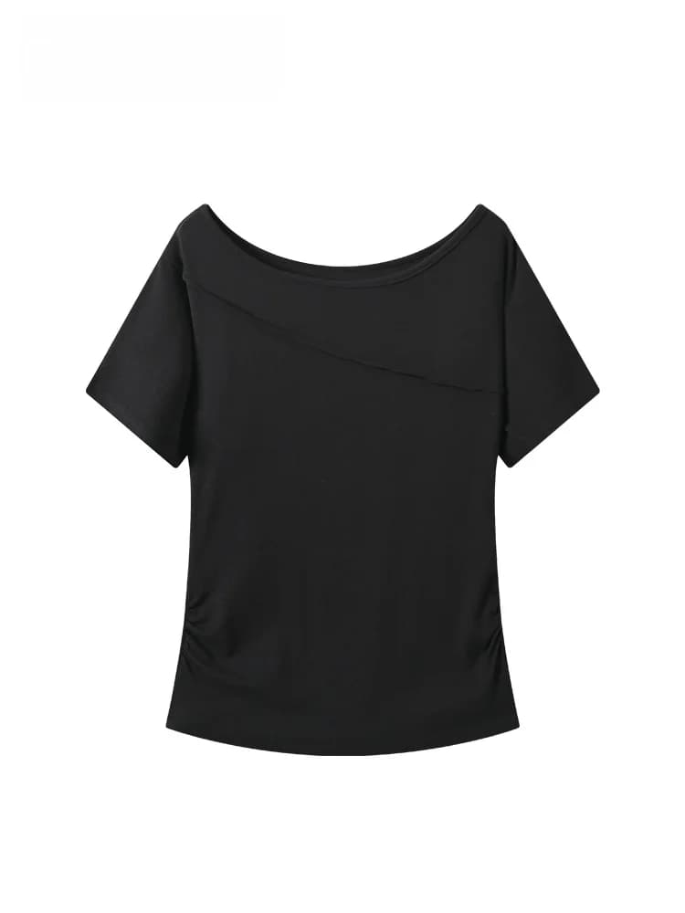Loose Short Sleeve T-Shirt Women Summer New Style plus Size Fashionable Casual Cotton Blend Korean Style Big Sister Clothes
