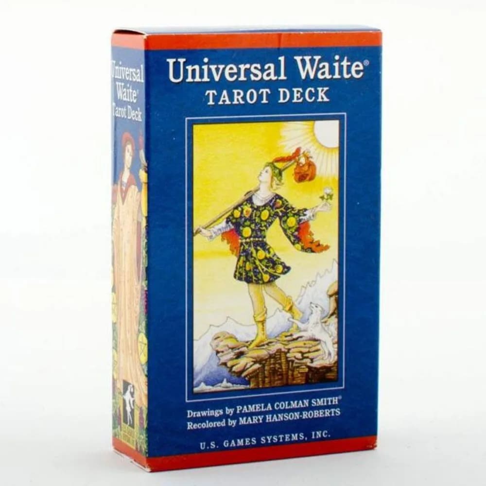 Mazzo di tarocchi universale Waite gioco da tavolo per feste per il tempo libero carte Oracle per la rivelazione della fortuna