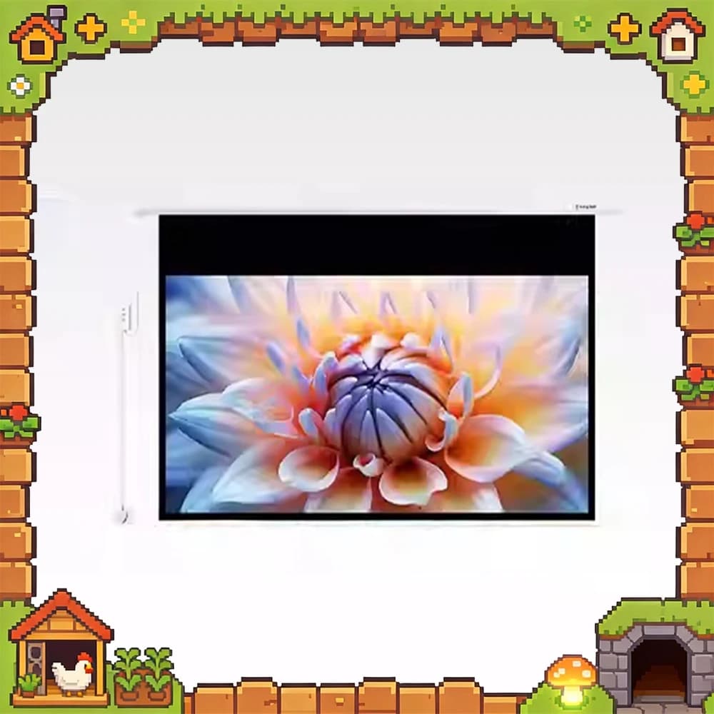 Dangbei Projector Screen Electric Nano-photon Curtain 100 Inches Projectors Screen Go Up And Down Automatically