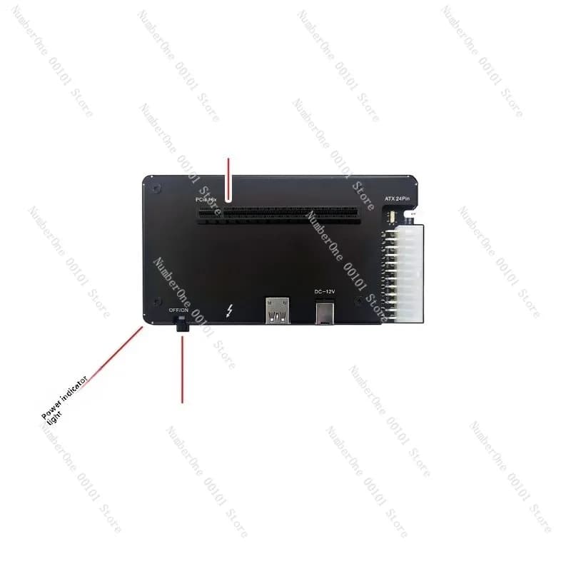 Scheda grafica Lightning 3, espansione interfaccia Lightning 4/USB4, docking station per notebook di controllo JHL7440, mobile a display singolo