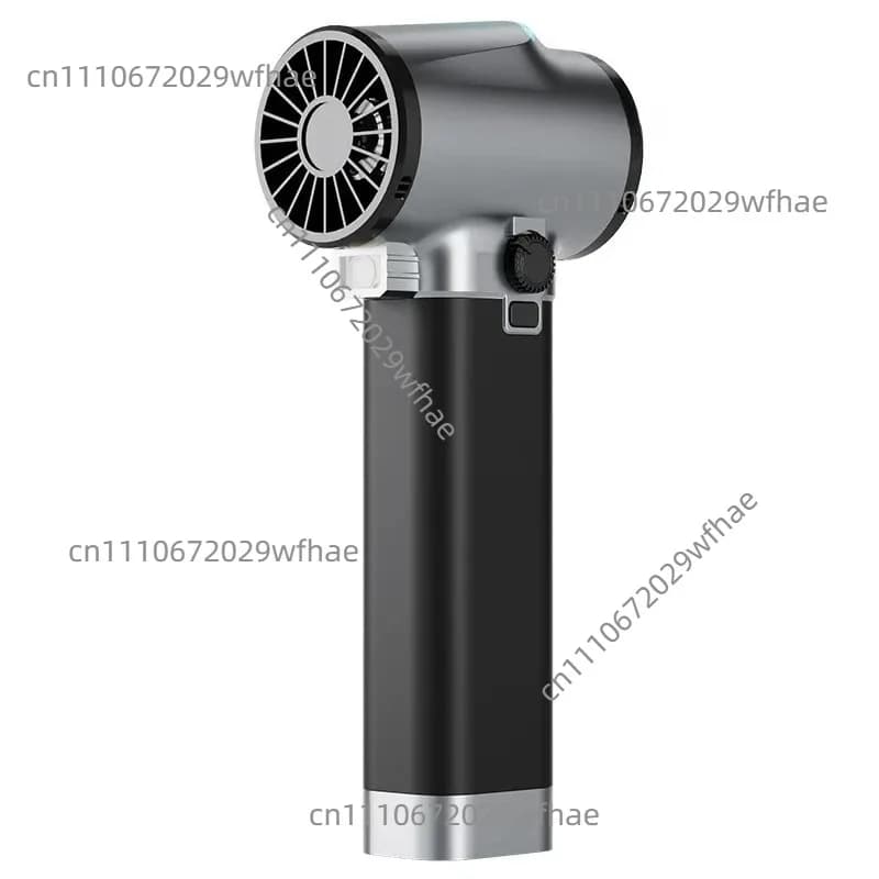 Handheld Hair Dryer Light Four Wind Speed Dust Combustion Turbine for Car Home Hotel Featuring Battery Plastic Construction