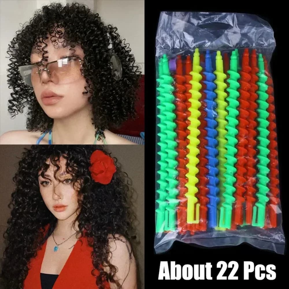 Popular spiral permanent stick hair curler without heat women curly hair curlers without cold permanent heat curls barber tool for hair styling