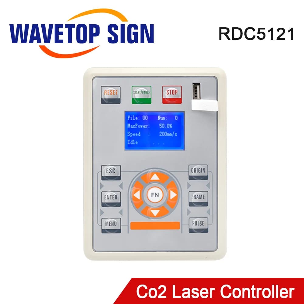 Controller DSP Laser CO2 WaveTopSign Ruida RDC5121 Versione Lite per Macchine di Incisione e Taglio Laser CO2
