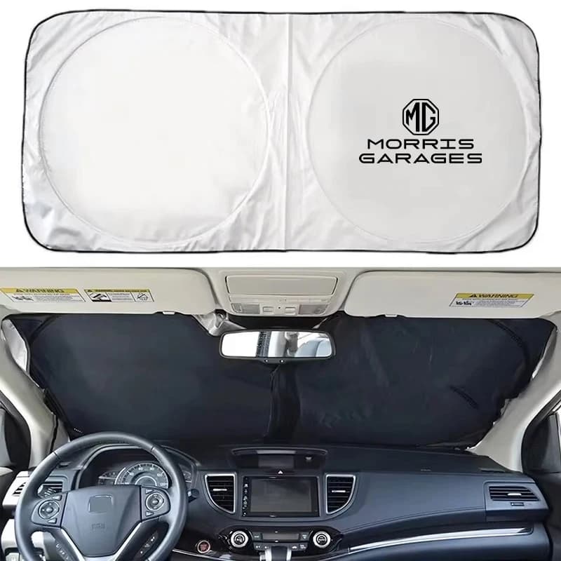 Car Front Windshield Sun Shade UV‑Protection Sun Visor For MG4 MG5 MG7 MG ZS MG HS MG3 MG ONE MG Cyberster Auto Interior Accesso