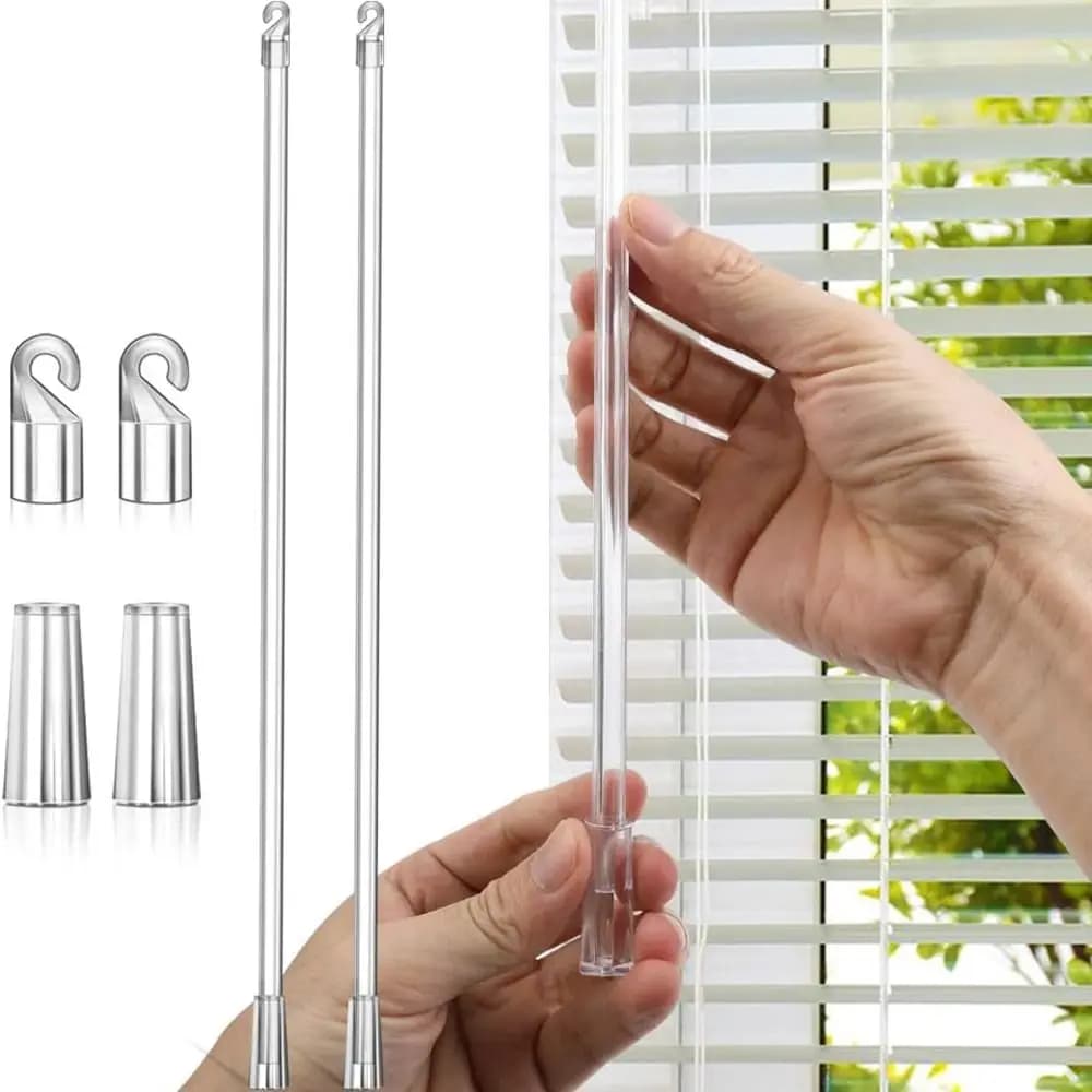 Accessori Bastone per tende trasparenti Bacchetta per tende per tende domestiche in fibra di vetro