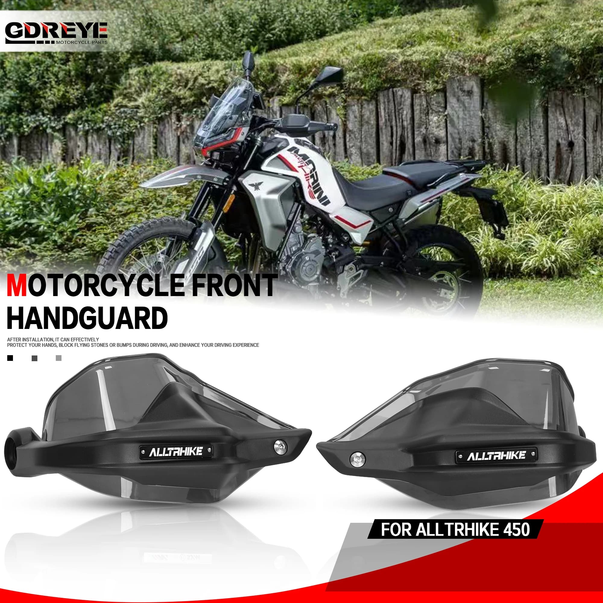 Per Morini ALLTRHIKE 450 2026 Paramani Moto Alltrhike450 Protezioni Manubrio Copertura Protettiva Parabrezza Protezione Leva