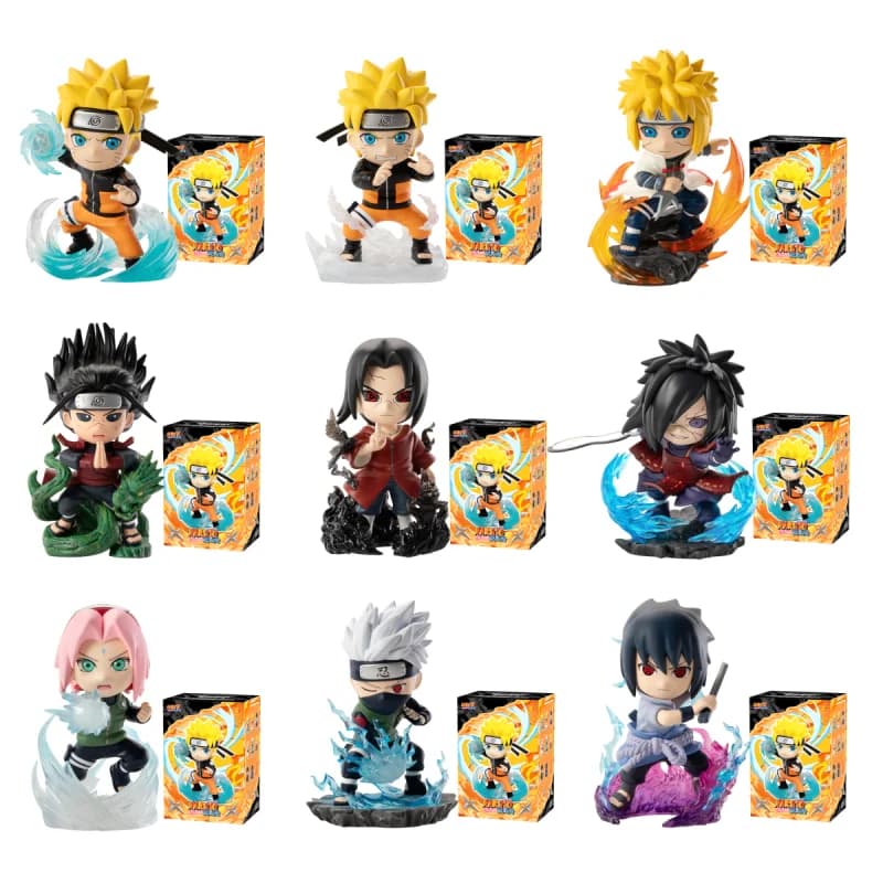 FUNISM NARUTO SHIPPUDEN Chronicles Great Ninja War Series Blind Box Vol.1 Anime Action Figure Cute Gift Birthday Party Series
