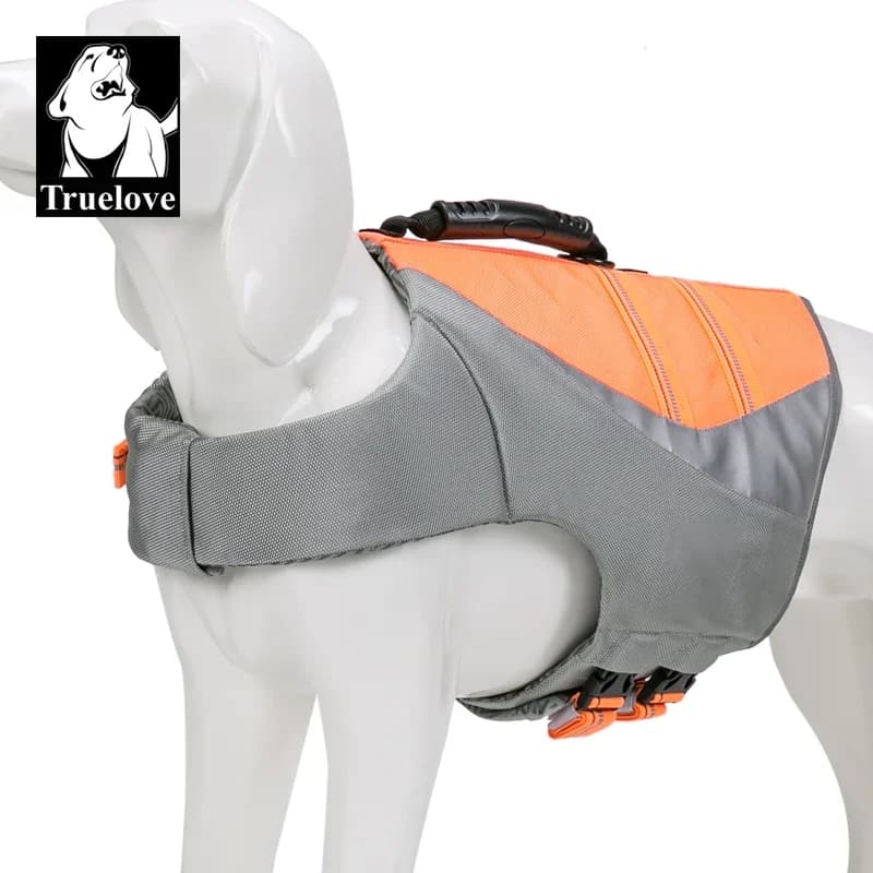 Truelove TLY1951 Giubbotto salvagente per costume da bagno per animali domestici Gilet di sicurezza per cani in estate Riflettente regolabile in piscina